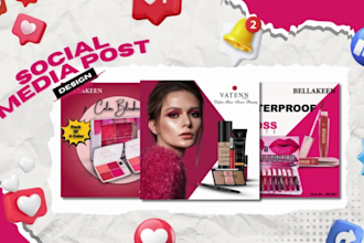 design social media posters and ads