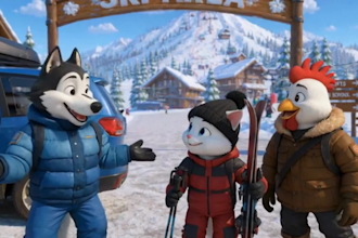 animate 3d cartoon story videos for youtube