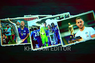 edit mini sports documentary football or soccer videos faceless youtube channel