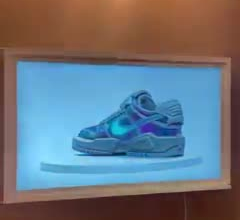 create 3d nft shoe design, footwear design, 3d nft sneaker for nft or production