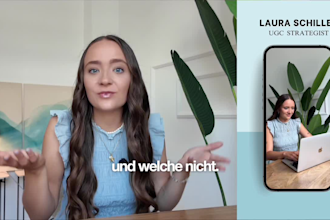 be your german ugc creator and ad creative strategist