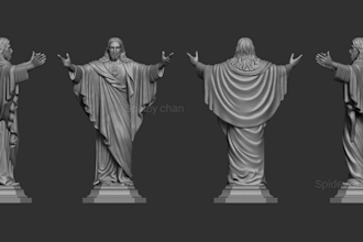 sculpt hyper realistic 3d model for 3d printing