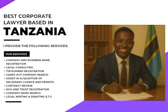 help you register your company or business in tanzania and zanzibar