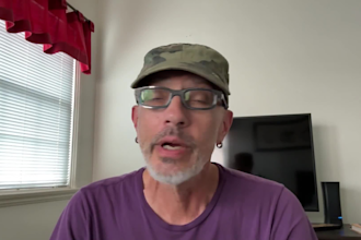 german middle aged male spokesperson ugc video ads selfie style product review