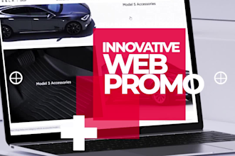 create unique professional website promo or app promo videos