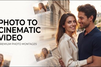 create photo slideshow video montage