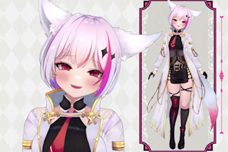 design live2d model, vtuber rigging, 2d vtuber model, 2d vtuber avatar