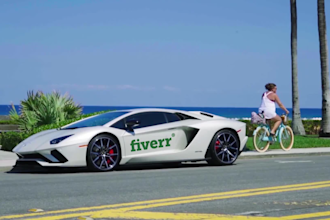 add your logo on a real video car