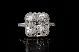 create realistic 3d jewelry design, animation and rendering