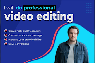 do professional video editing