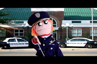 say your Officer Puppet message