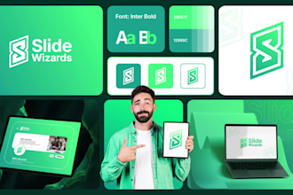 Do custom logo design branding kit corporate identity and brand style guide — Fiverr service