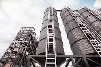 animate 3d mineral processing plant walkthrough 3d industrial animation