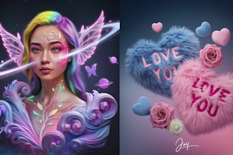 create custom ai art image using midjourney ai and ai image generator in 16 hrs