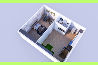 do realistic 3d architectural visualization exterior  d5 render on sketch up