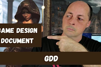 write your game design document