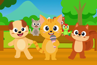 create creative kids animation video