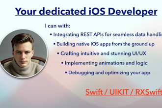 bring your ios app idea to life with swift and uikit, working for experience