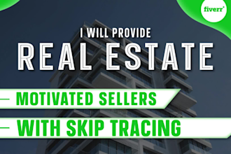 provide  real estate motivated sellers  with skip tracing