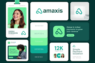design a modern business logo using human intelligence
