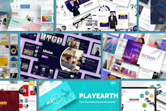 design modern powerpoint presentation in 5 hours