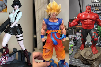 3d printing print and paint resin printing miniature painting 3d model