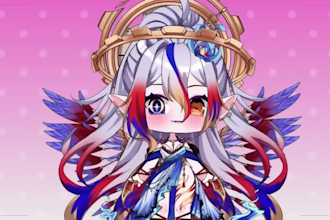 design and rigging live2d chibi vtuber model for stream