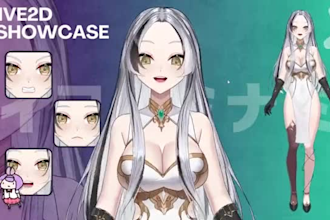 draw and rig live2d vtuber model, 2d vtuber rigging, 2d vtuber avatar, pngtuber