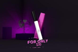 3d cosmetic animation 3d cosmetic commercials 3d product video 3d product design