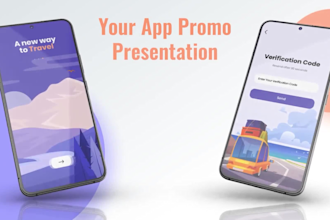 create website and app promo video ads for your business