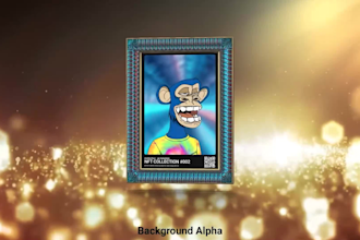make 3d nft card animation video