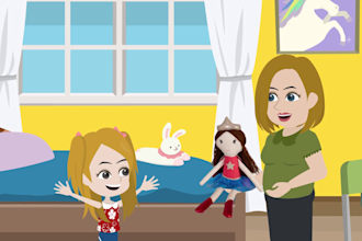 make dutch and german 2d animated explainer video in 24