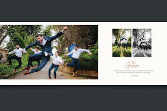 design stylish wedding album and photo album layouts