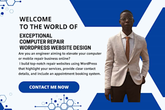create computer website, laptop, mobile, repair website