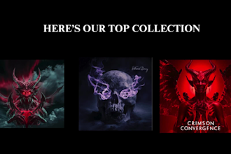 design a metal album cover artwork or album cover design