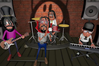create stunning song animation video