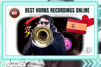 record trumpet lines and horns arrangements
