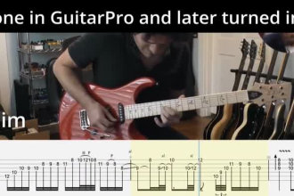 transcribe and make professional tabs for a song or solo