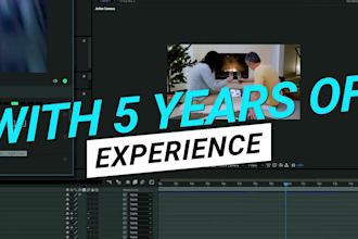 do professional video editing and motion graphics