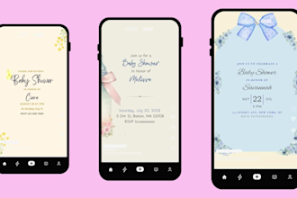 design invite, invitation, any events invites for you