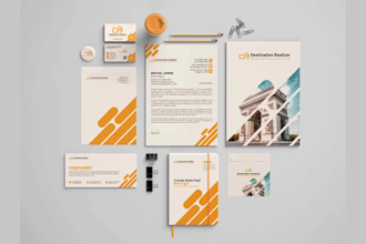 design modern corporate identity and full stationery