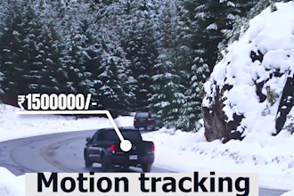 create motion tracked call out titles, 3d camera tracking