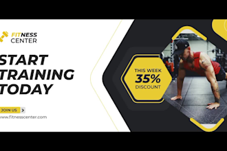 design unique web banner, fb banner and youtube banner