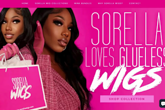 design shopify hair extension store hair extension website beauty website