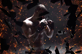 create aggressive trailer video intro