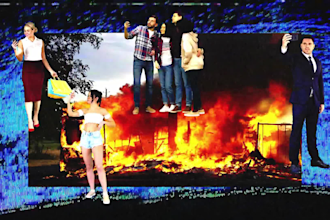 create grunge glitch trippy music video