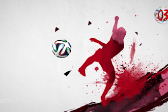 create amazing soccer football intro and outro animation