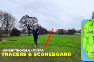 professionally edit your golf vlogs, tracers, and scoreboards