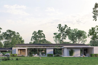 do HQ realistic exterior, landscape renderings