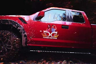customize this hilux video with your company logo and name